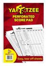 Blocos de Pontuação para Yahtzee PlayDice 15 x 23 cm com Folhas Perfuradas