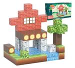 Blocos Magnéticos 85 Peças Mineworld Kit Montar Compatível Moomex