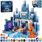 Blocos magnéticos Annexfun 100 unidades Blue Castle Christmas World