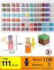 Blocos Magnéticos Construção Brinquedo Imãs Cubos Mini Craft Quantidade:111peças Blocos Magnéticos Construção Brinquedo Imãs Cubos Mini Craft Quantidade:111peças