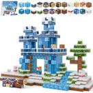 Blocos magnéticos Kryzomat 100PCS para crianças de 4 a 8 anos Frozen Castle