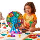 Blocos Magnéticos Montessori Educativo Brinquedo 73pçs