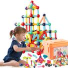 Blocos magnéticos Toy Titron com 38 unidades para crianças de 3 a 8 anos com 1 carro Blocos magnéticos Toy Titron com 38 unidades para crianças de 3 a 8 anos com 1 carro
