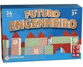Blocos Montar de Madeira Futuro Engenheiro 24 peças Coluna