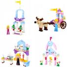 Blocos Montar Princesas Montáveis Colecionáveis Petit Block