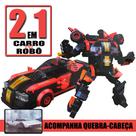 Blocos Super Carro Robô de Montar 287 Peças Brinquedo Construção Criatividade Infantil Educativo Diversão