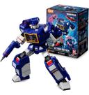 Blokees Transformers Action Edition 03 Soundwave C/Som luz 19Cm 58 articulações - Ravage, Laserbeak, Rumble e Ratbat