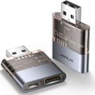 Bloqueador de dados USB JSAUX, pacote com 2 unidades, somente carga transparente