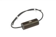 Bloqueador de graves PAC BB-6PR para par de tweeters de 6 x 1 x 6 polegadas preto