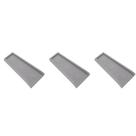 Bloqueador de respingos para calha Master Mark 61 cm plástico cinza, kit com 3