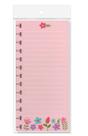 Bloquinho folhas removíveis pautas floral 816,5cm 30 folhas 120g/m² fina ideia Bloquinho folhas removíveis pautas floral 816,5cm 30 folhas 120g/m² fina ideia