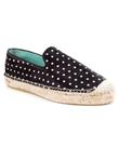 Blue Bird Espadrille Poá Preta