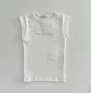 Blusa 6/16 Petit Cherie Branca com Strass