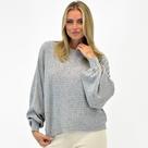 Blusa Absolutti Tricot Manga Morcego Gola Canoa Feminina