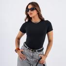 Blusa academia dia a dia básica suplex manguinha Blusa academia dia a dia básica suplex manguinha