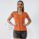 Blusa Academia Ginástica Gola V em Visco PINA Blusa Academia Ginástica Gola V em Visco PINA