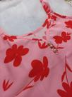 Blusa Alça Larga Moderna Floral
