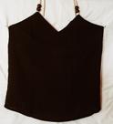 Blusa alcinha corda detalhe aviamento