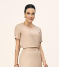 Blusa alfaitaria viscose laura rosa -