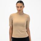 Blusa Alpelo Canelada Básica Manga Curta Feminina