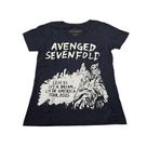Blusa Avenged Sevenfold Tour Camiseta Baby Look Banda de Rock BOA7X2