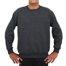 Blusa Avulsa Moletom Liso Haldrys Gola Careca