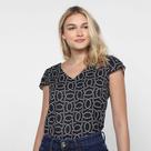 Blusa Ayaka Decote V Botões Babados Feminina