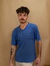 Blusa azul masculina