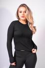 Blusa Azzam Básica Preto coleção Sintonia