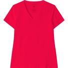 Blusa Baby Look Feminina Gola V Basicamente Ref. 90443
