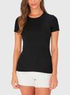 Blusa Baby Look Malwee 1000004500 Feminina Algodão T. P/XGG