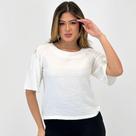 Blusa Bana Bana Tecido Básica Manga Curta Feminina