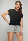 Blusa Barra Avesso Manga Curta Malha Comfort Preta Salvatore