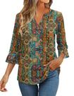 Blusa Bashafo Spring Tops para mulheres, 2026, manga 3/4, renda Blusa Bashafo Spring Tops para mulheres, 2026, manga 3/4, renda