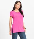 Blusa Básica Alongada Feminina Rovitex Rosa Blusa Básica Alongada Feminina Rovitex Rosa
