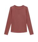 Blusa Básica Canelada Manga Longa Lunender 00388 Blusa Básica Canelada Manga Longa Lunender 00388