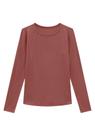 Blusa Básica Canelada Manga Longa Lunender 388 Blusa Básica Canelada Manga Longa Lunender 388