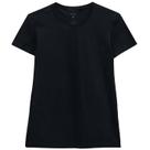 Blusa Básica Feminina Adulto Preto em algodão Malwee Blusa Básica Feminina Adulto Preto em algodão Malwee