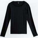Blusa Básica Feminina Canelado De Viscose Malwee Ref.54827 Blusa Básica Feminina Canelado De Viscose Malwee Ref.54827