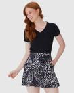 Blusa Básica Feminina Decote V Em Algodão