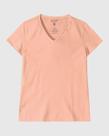 Blusa Básica Feminina Decote V Em Algodão