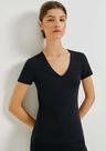 Blusa Básica Feminina Slim Decote V Blusa Básica Feminina Slim Decote V