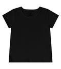 Blusa Básica Infantil Cotton Leve Rovi Kids Preto