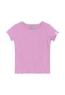 Blusa Básica Infantil em Ribana Canelada para Menina Quimby