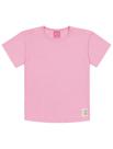Blusa Básica Infantil Menina Canelado Rosa Cinti Blusa Básica Infantil Menina Canelado Rosa Cinti