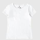 Blusa Básica Infantil Verão Menina Cotton Branco - Malwee
