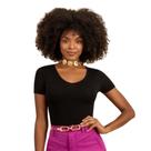 Blusa Básica Viscolycra Decote V Blusa Básica Viscolycra Decote V