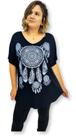 Blusa Bata De Malha Viscolycra Plus Size Tamanho 52 54 Blusa Bata De Malha Viscolycra Plus Size Tamanho 52 54