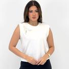 Blusa Beagle Regata com Bordado Feminina