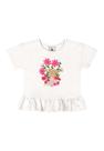 Blusa Bebê com Glitter e Pompom Quimby